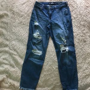 HOLLISTER high rise mom jeans